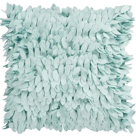 SURYA Surya HH071-1818 Claire Pillow Cover - Sea Foam - 18 x 18 x 0.25 in. HH071-1818